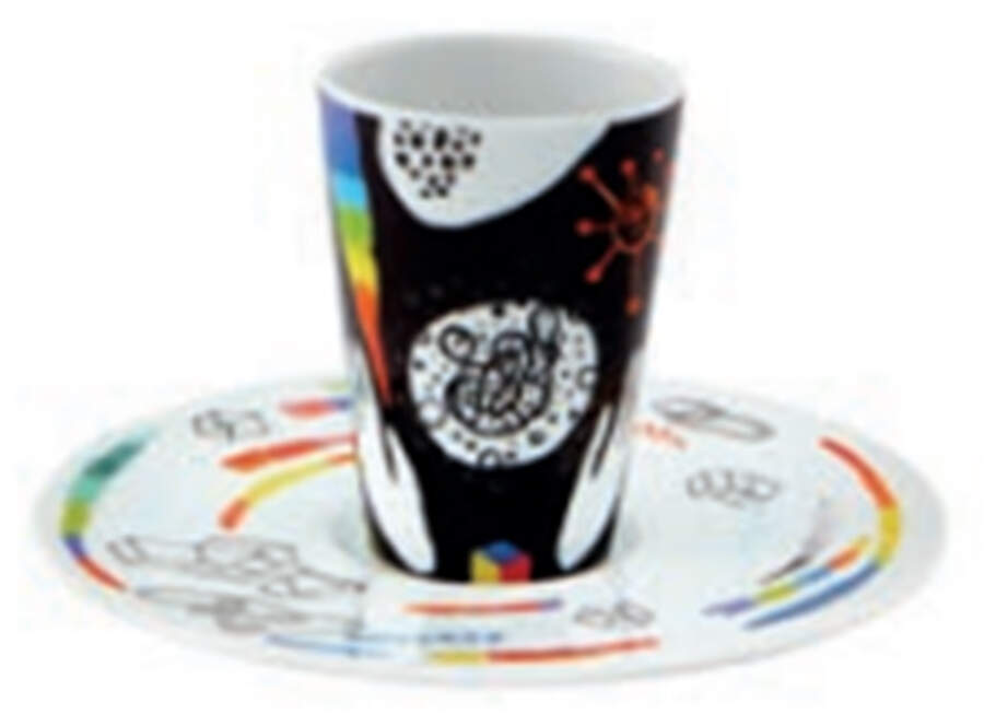 Escape Goat Espresso Cup & Saucer Set by Vista Alegre-1