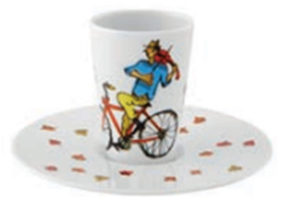 Escape Goat Espresso Cup & Saucer Set by Vista Alegre-1