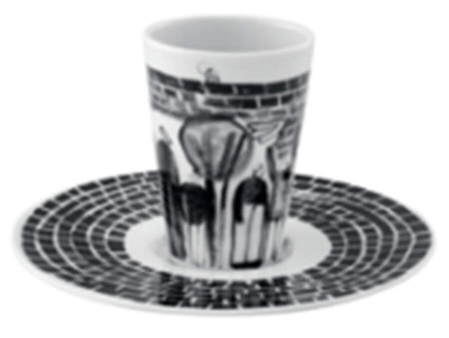 Escape Goat Espresso Cup & Saucer Set by Vista Alegre-1
