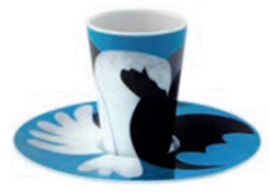 Escape Goat Espresso Cup and Saucer Set by Vista Alegre-1