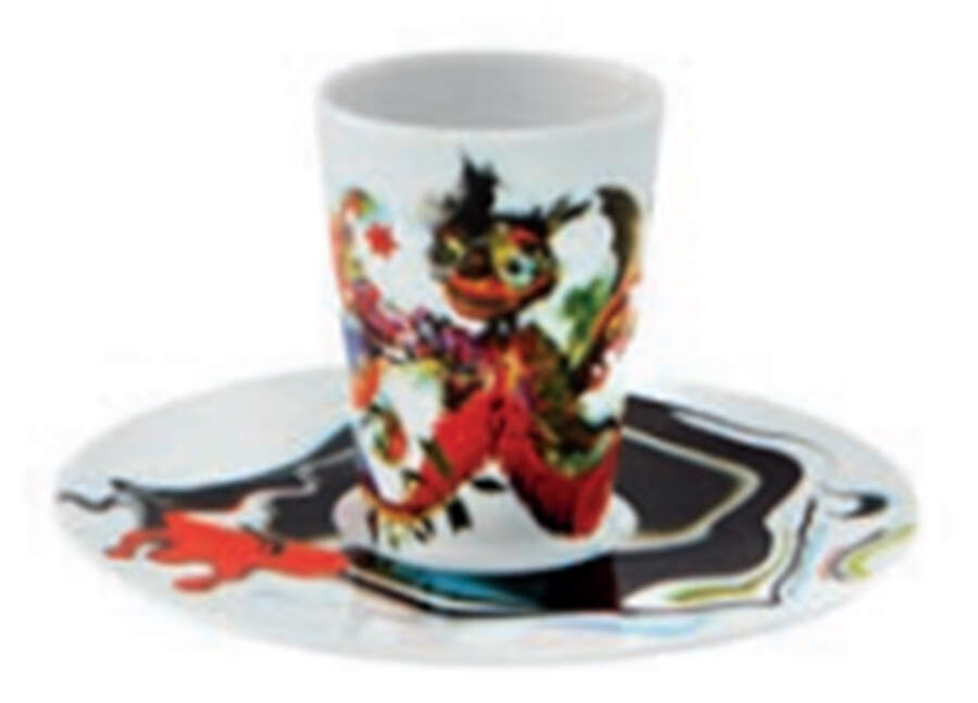 Escape Goat Espresso Cup and Saucer Set by Vista Alegre-1