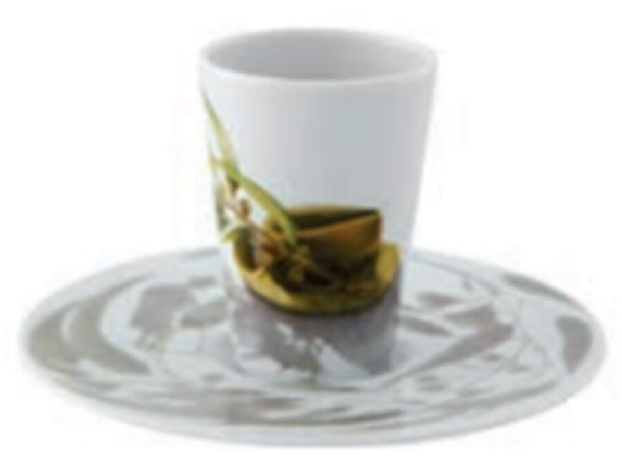 Escape Goat Espresso Cup and Saucer Set by Vista Alegre-1