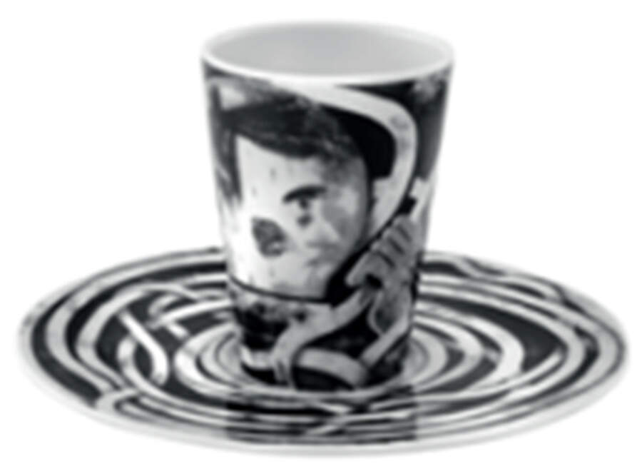 Escape Goat Espresso Cup and Saucer Set by Vista Alegre-1