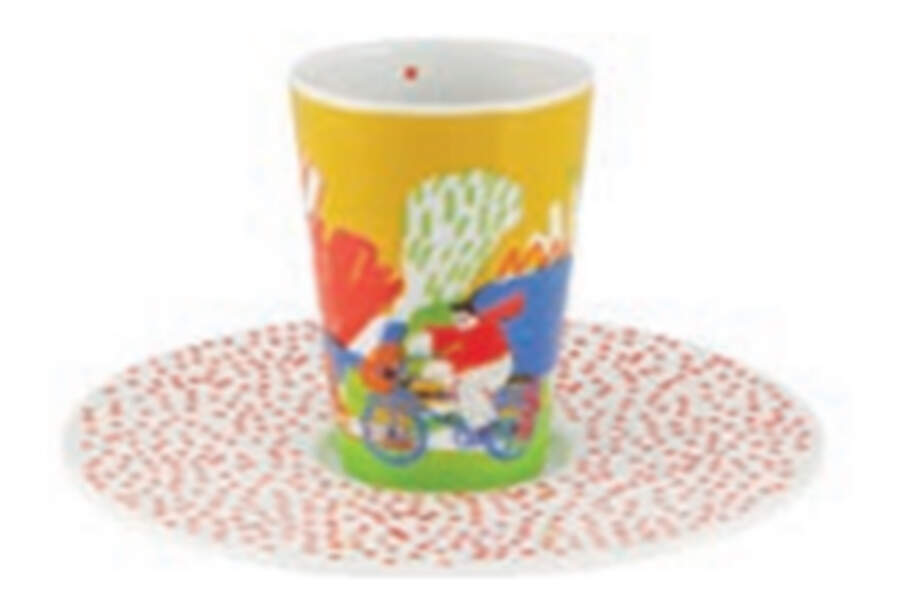 Escape Goat Espresso Cup and Saucer Set by Vista Alegre-1