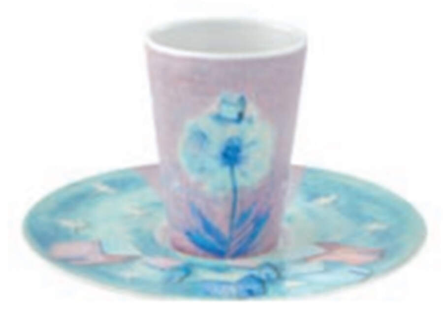 Escape Goat Espresso Cup and Saucer Set by Vista Alegre-1