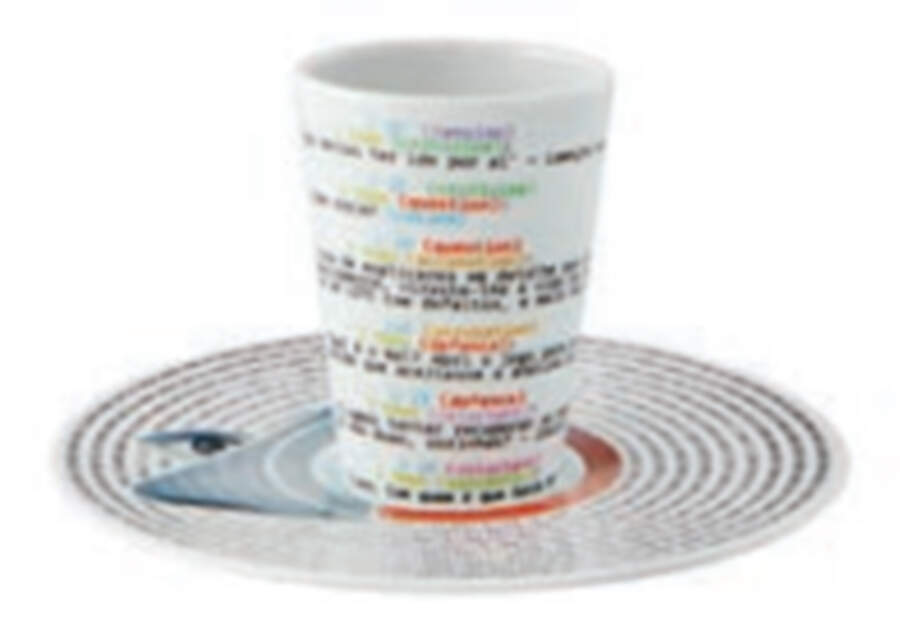 Escape Goat Espresso Cup and Saucer Set by Vista Alegre-1