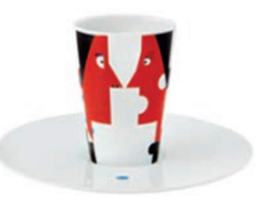 Escape Goat Espresso Cup and Saucer Set by Vista Alegre-1