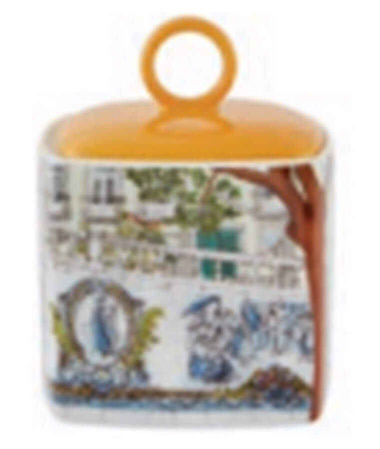 Alma de Viseu Sugar Bowl & Lid by Vista Alegre-1