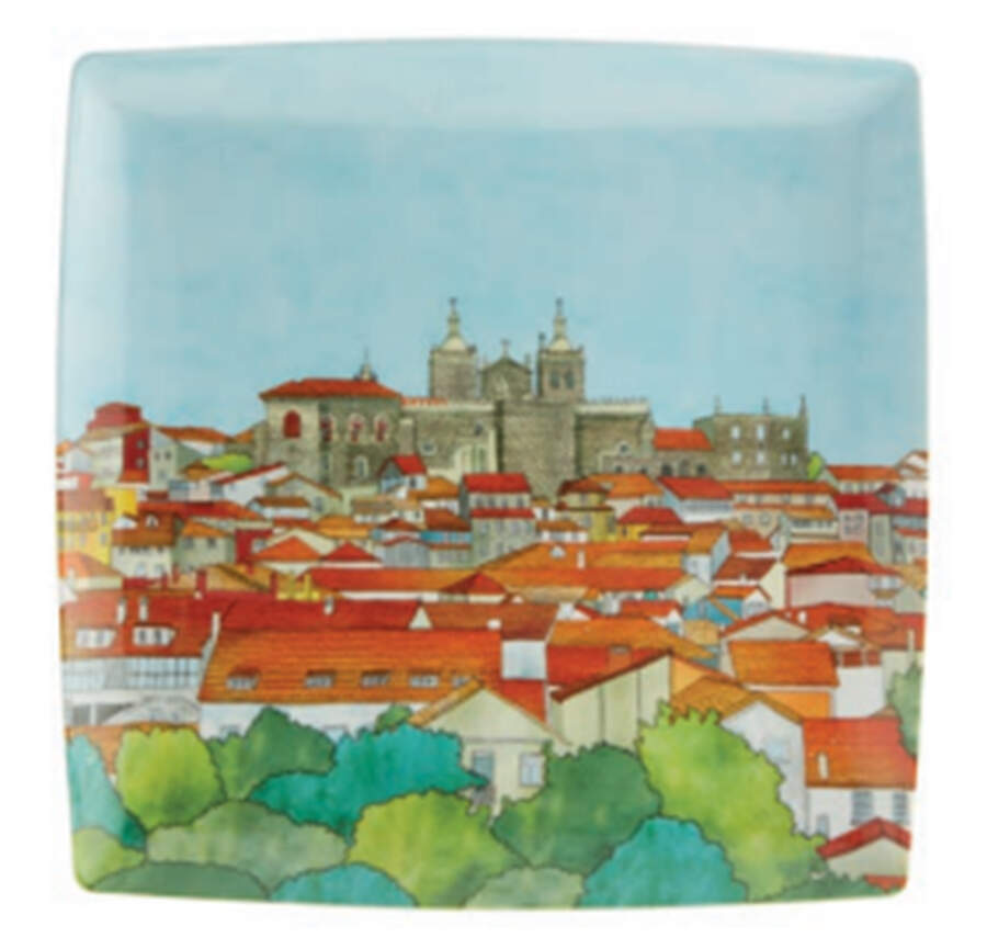 Alma de Viseu Square Service Plate (Charger) by Vista Alegre-1