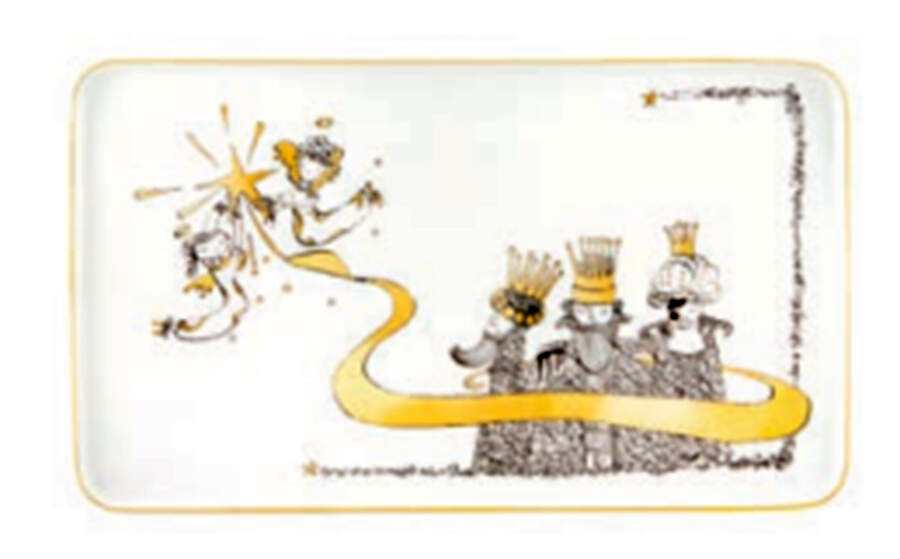 Chasing Stars 13" Rectangular Tray by Vista Alegre-1