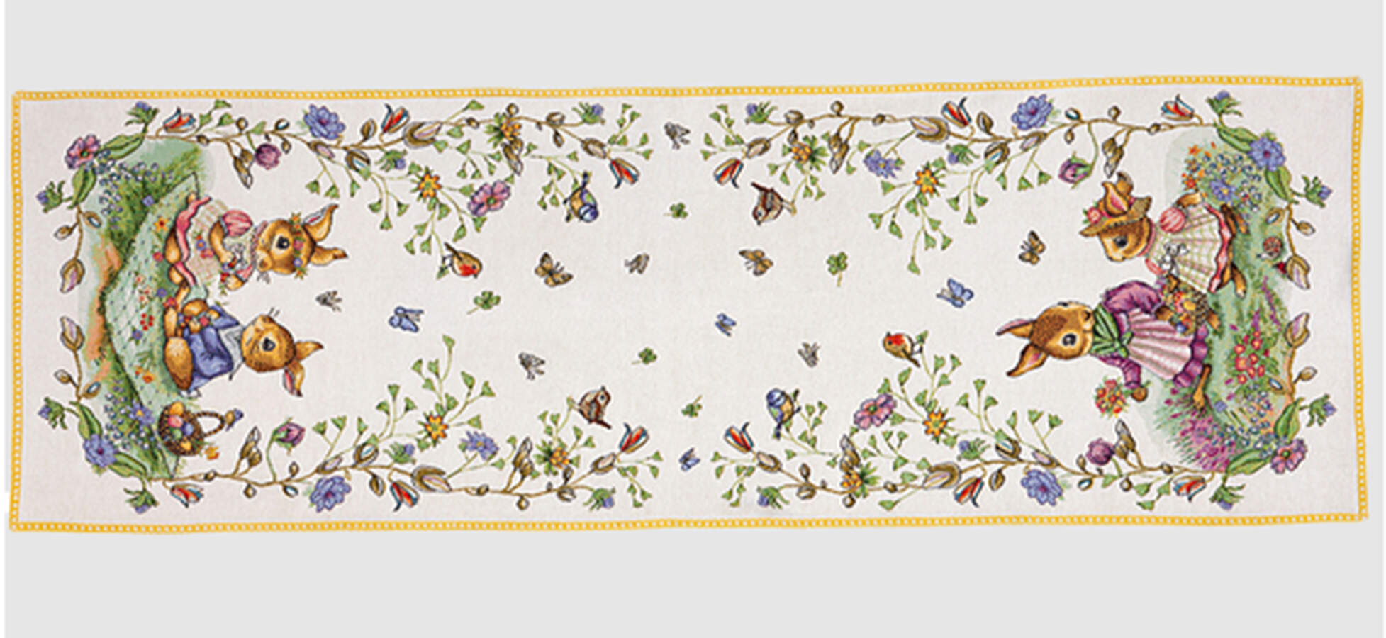 Spring Fantasy 19" x 56" Cloth Table Runner by Villeroy & Boch-1
