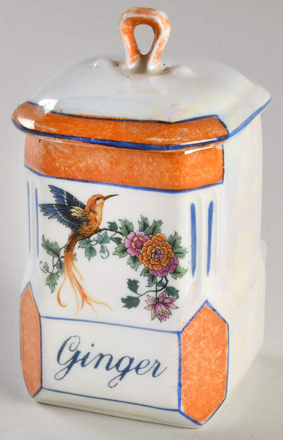 301 Ginger Spice Jar & Lid by Victoria (Czech)-1