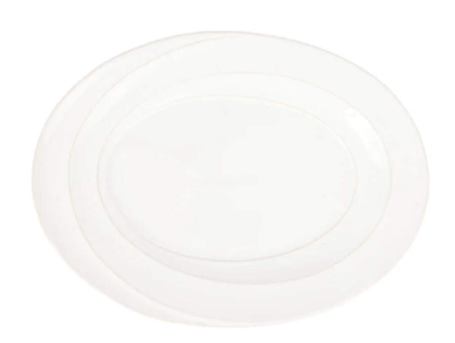 Luna 13" Oval Serving Platter by Vietri (Italy)-1