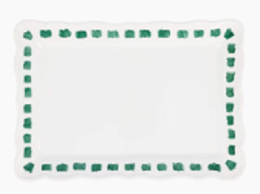 Lisbon 15" Rectangular Serving Platter by Vietri (Italy)-1