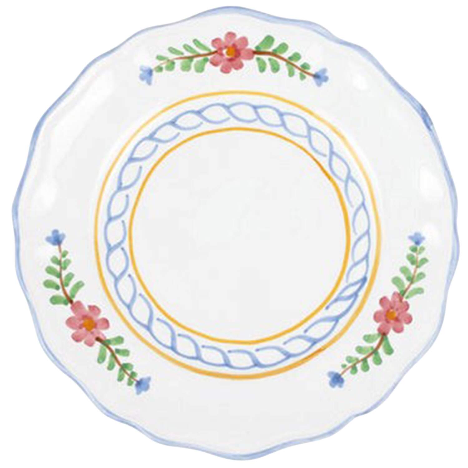 Bella Rosa Salad Plate by Vietri (Italy)-1