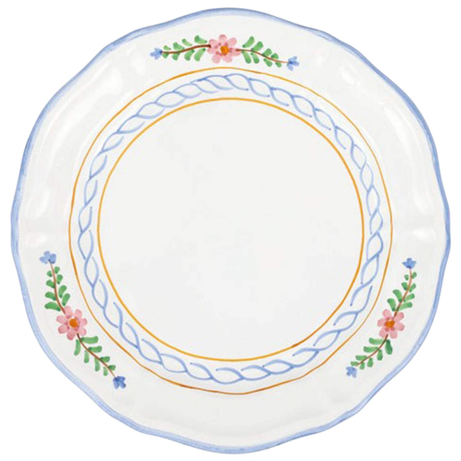 Bella Rosa Dinner Plate by Vietri (Italy)-1