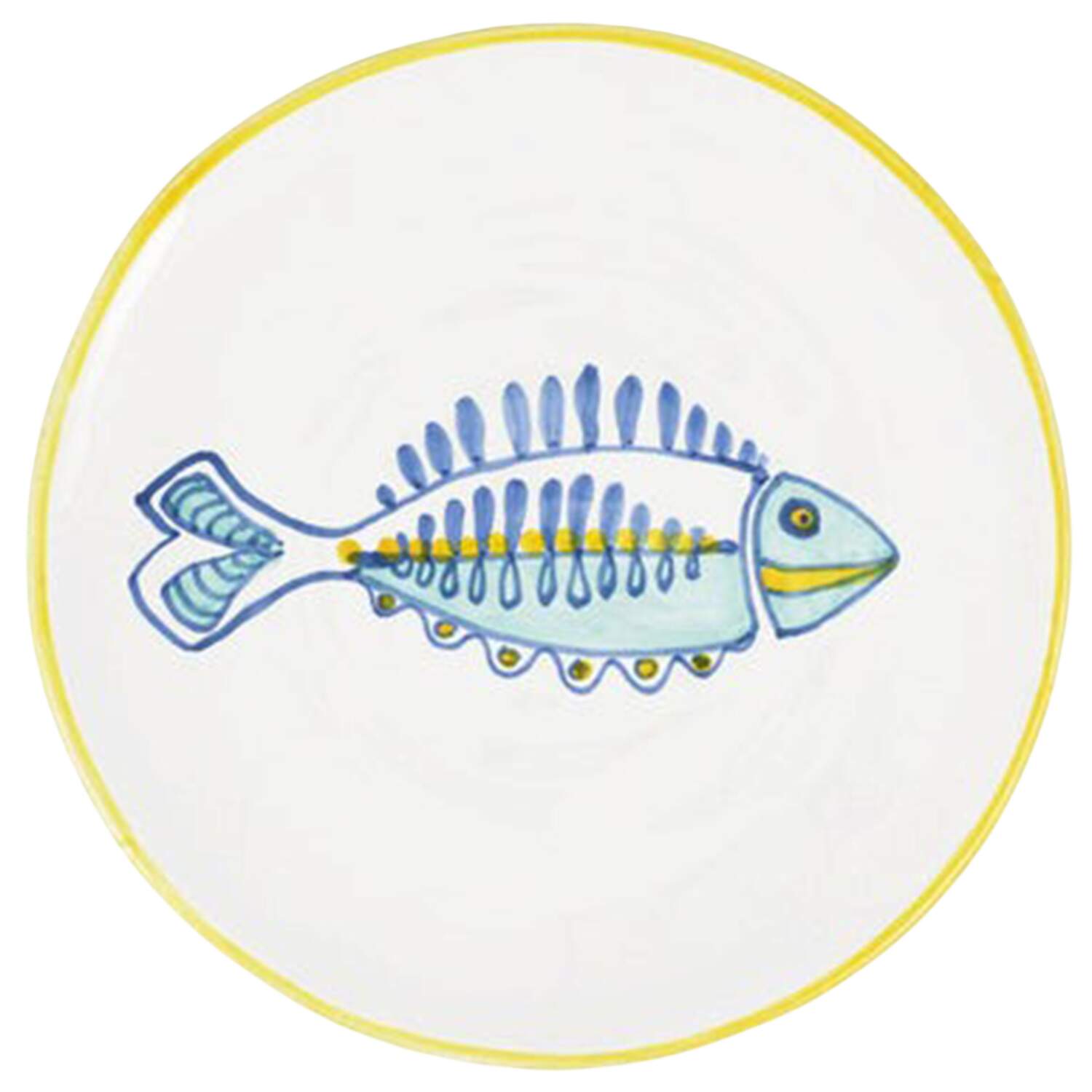 Elba's Fish Salad Plate by Vietri (Italy)-1