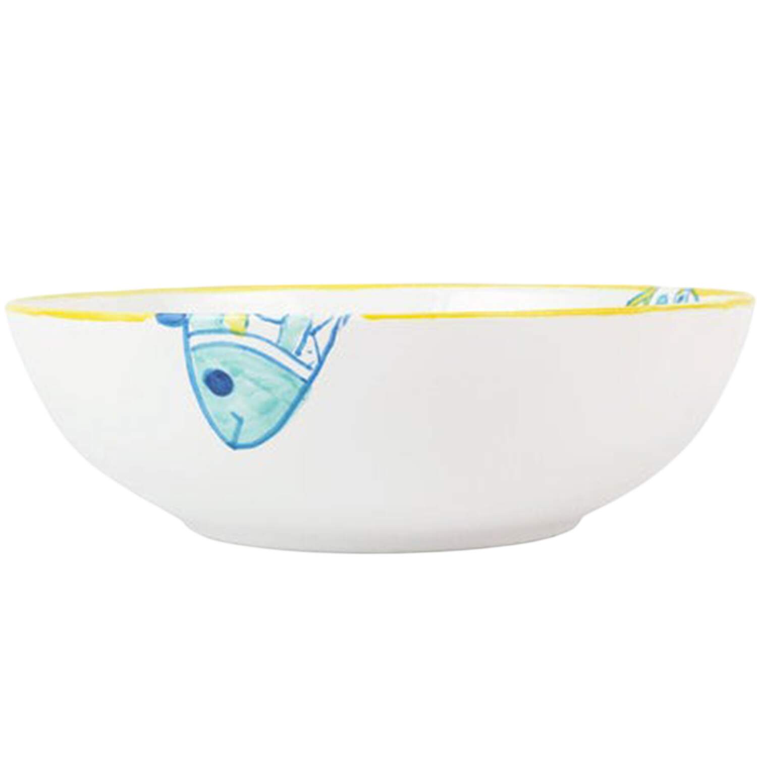 Elba's Fish 11" Large Salad Serving Bowl by Vietri (Italy)-1