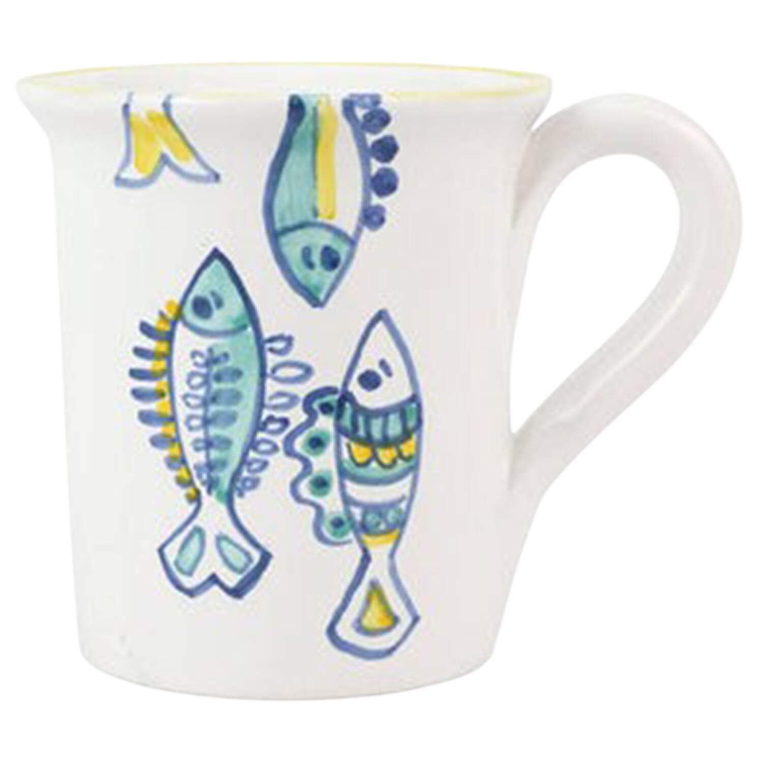 Elba's Fish Mug by Vietri (Italy)-1