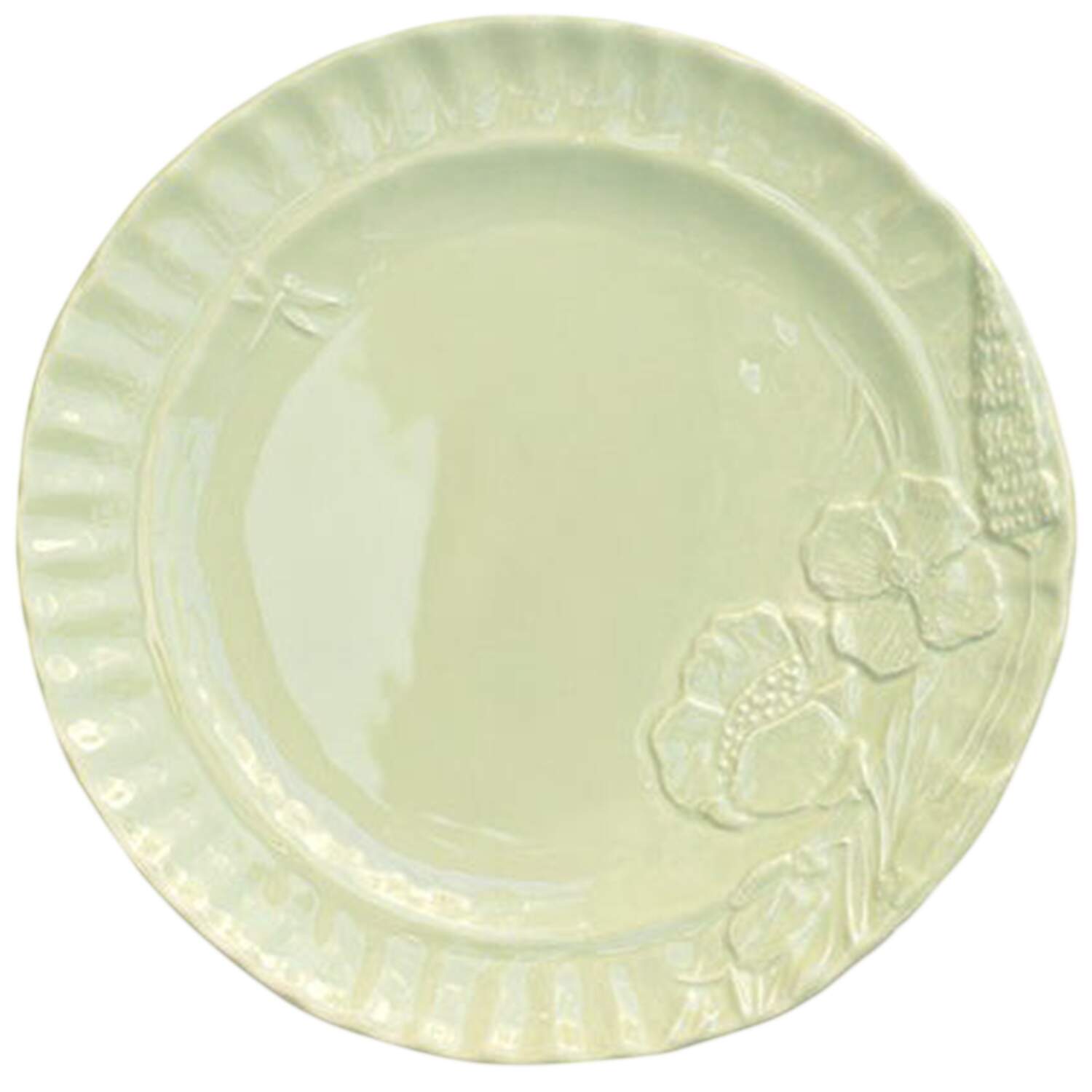 Pietra Fiori Salad Plate by Vietri (Italy)-1