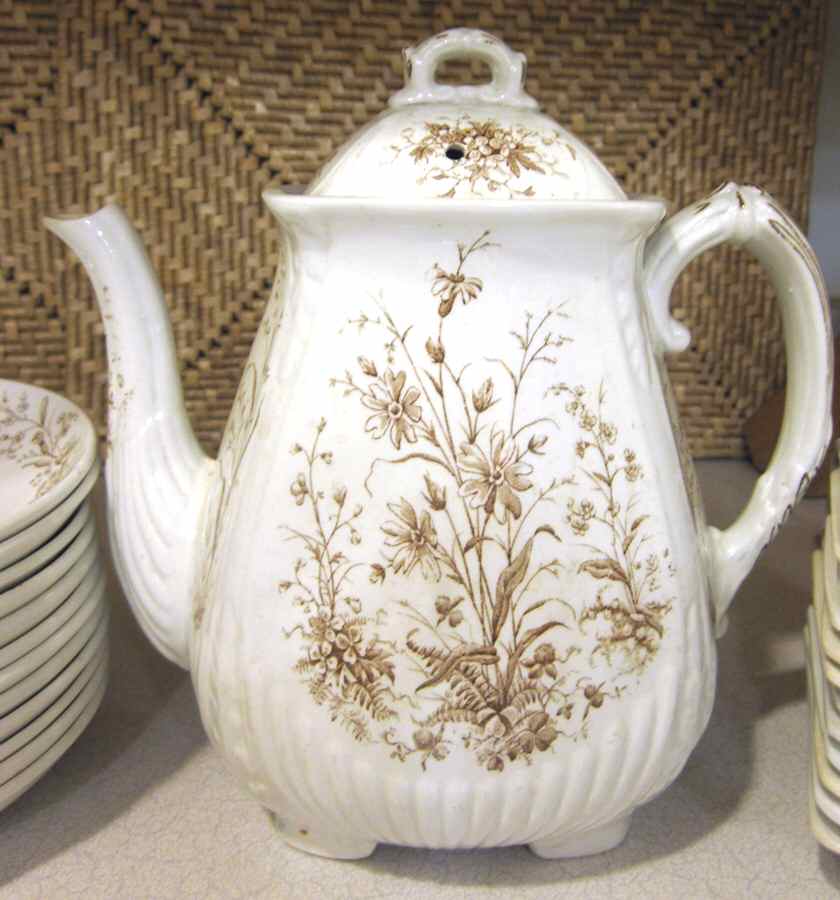 Spring Flowers Coffee Pot & Lid by Whittaker & Co-1