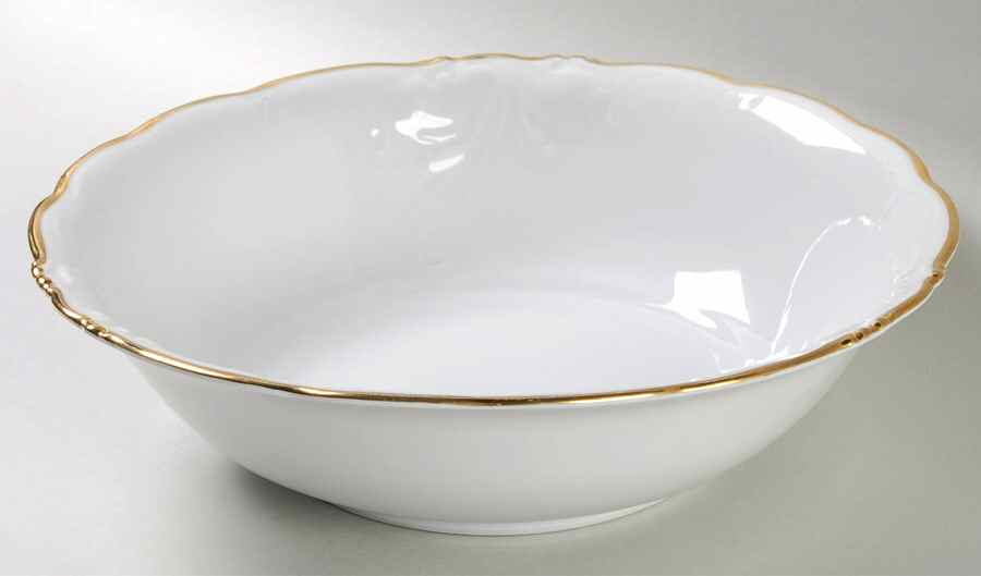 Casa Oro 9" Round Vegetable Bowl by Wawel-1