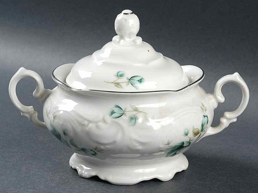 Morning Sugar Bowl & Lid by Wawel-1