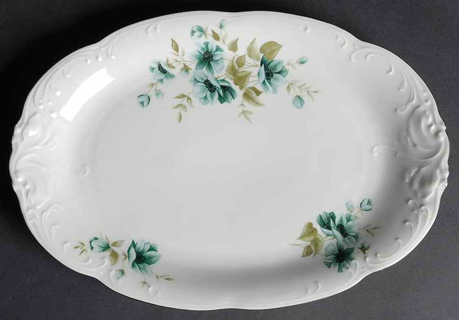 Morning 13" Oval Serving Platter by Wawel-1