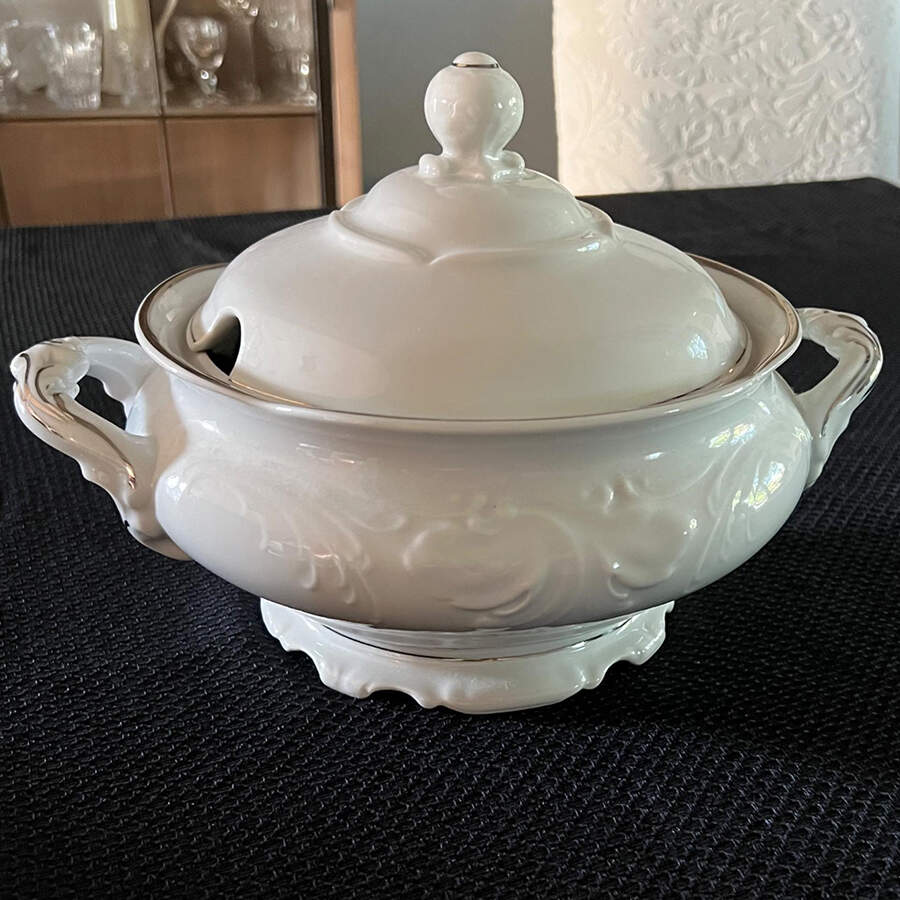 Platin Tureen &  Lid by Wawel-1