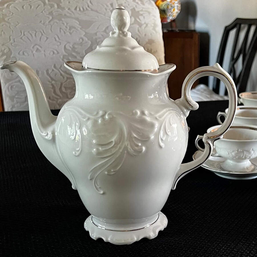 Platin Coffee Pot & Lid by Wawel-1