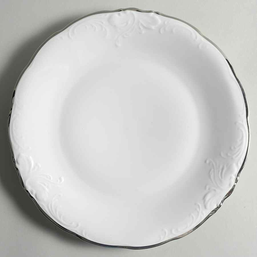 Platin Dinner Plate by Wawel-1