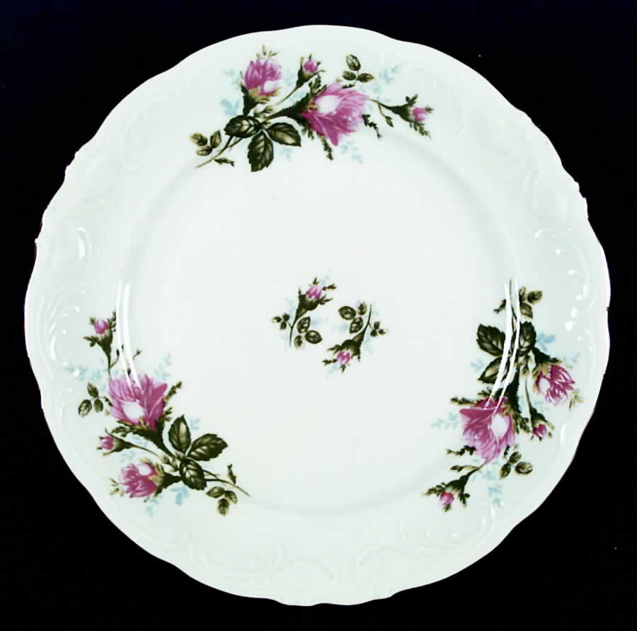 Moss Rose Dinner Plate by Walbrzych-1