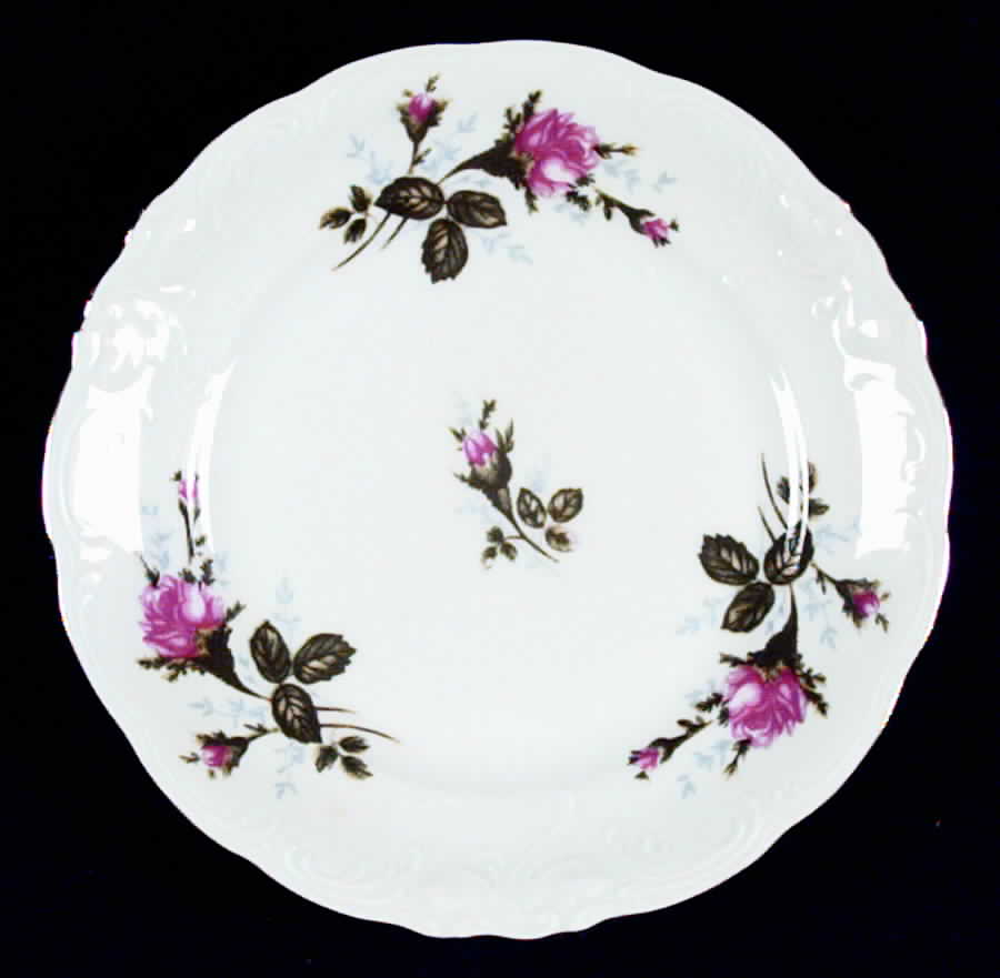 Moss Rose Salad Plate by Walbrzych-1