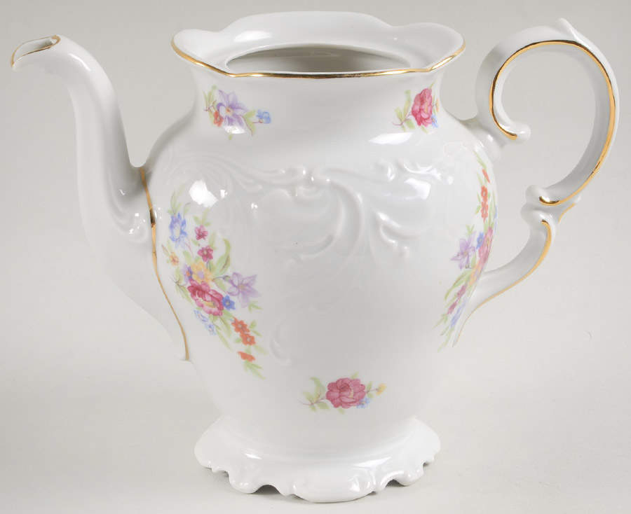 Meissen Flower Mini Coffee Pot No Lid by Wawel-1