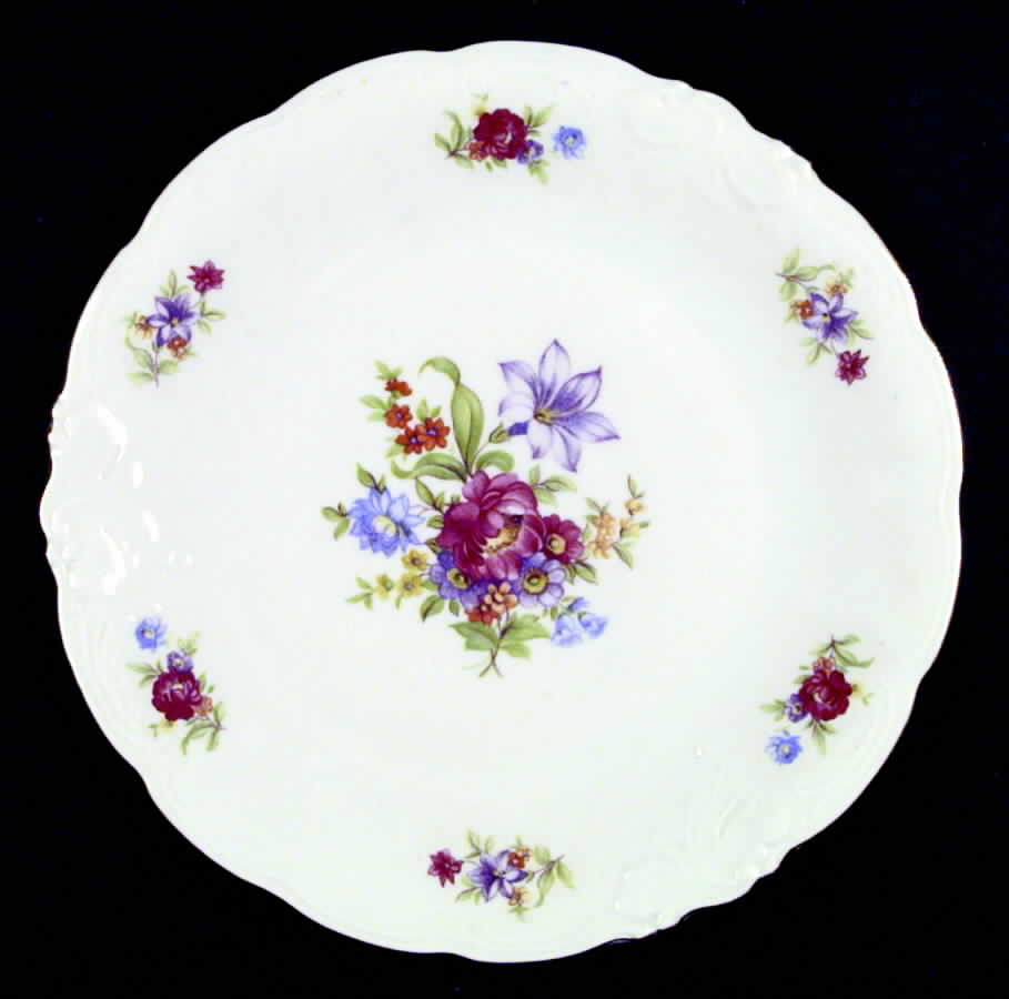 Meissen Flower Dinner Plate by Wawel-1