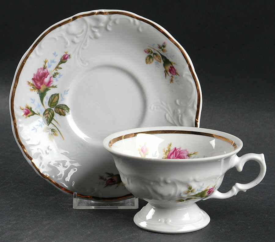 WAV8 Footed Cup & Saucer Set by Wawel-1