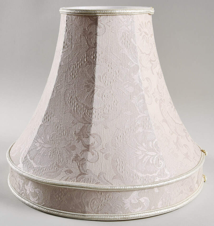 Rural Scenes Brown (Round) Shade for 31" Electric Lamp by Arthur J Wilkinson-1