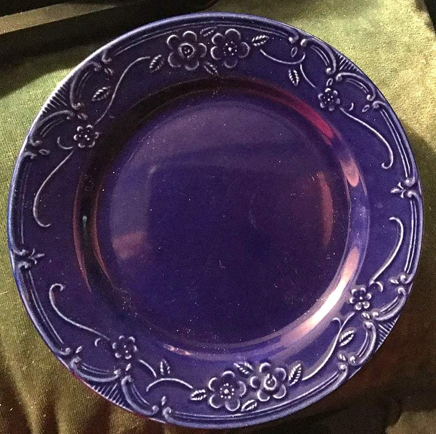 Angelica Cobalt Blue Dinner Plate by Waechtersbach-1
