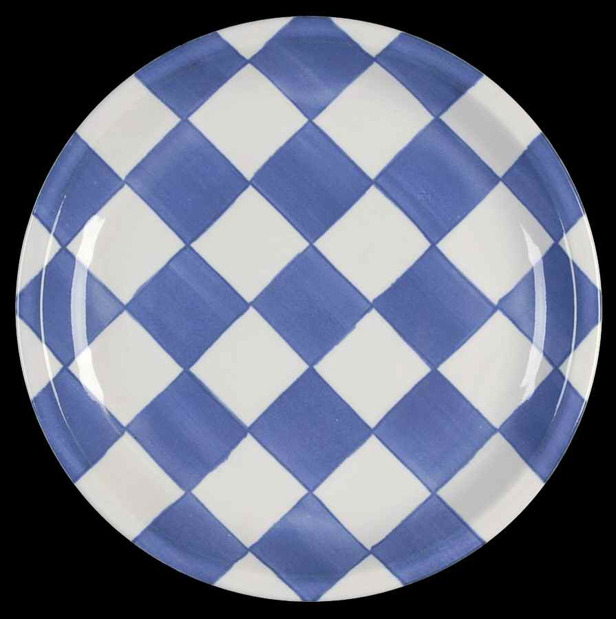 Blue Checks Salad Plate by Waechtersbach-1