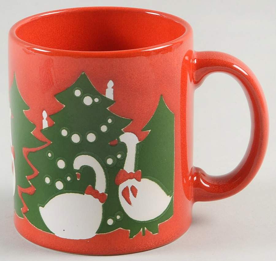 Christmas Tree Red Mug by Waechtersbach-1