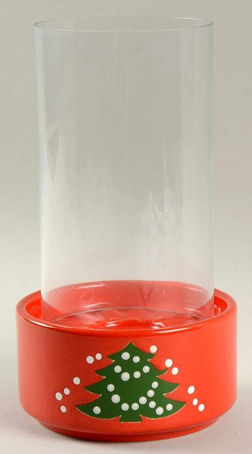 Christmas Tree Hurricane Lamp & Globe by Waechtersbach-1