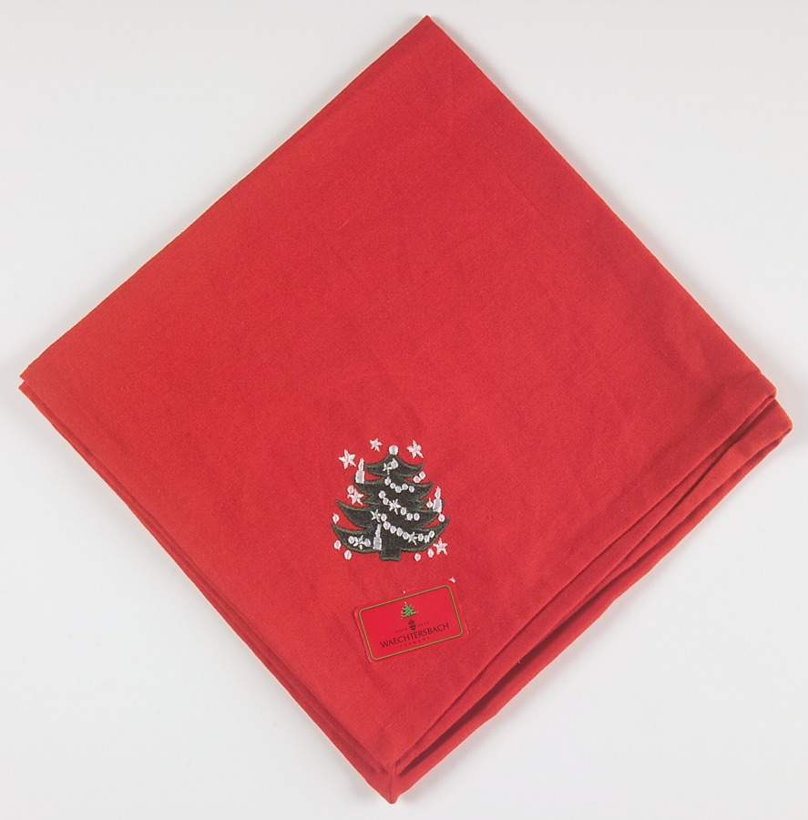 Christmas Tree Embroidered Cloth Napkin by Waechtersbach-1