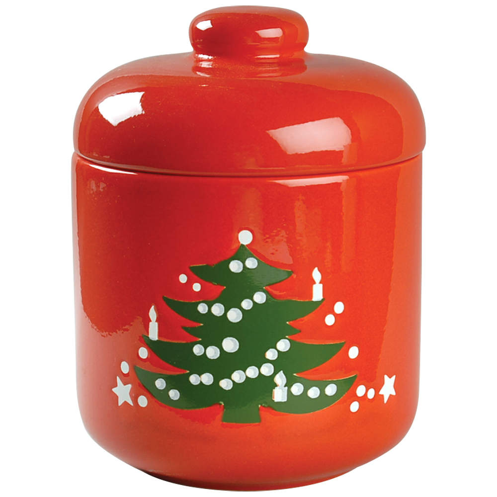 Christmas Tree Cookie Jar & Lid by Waechtersbach-1