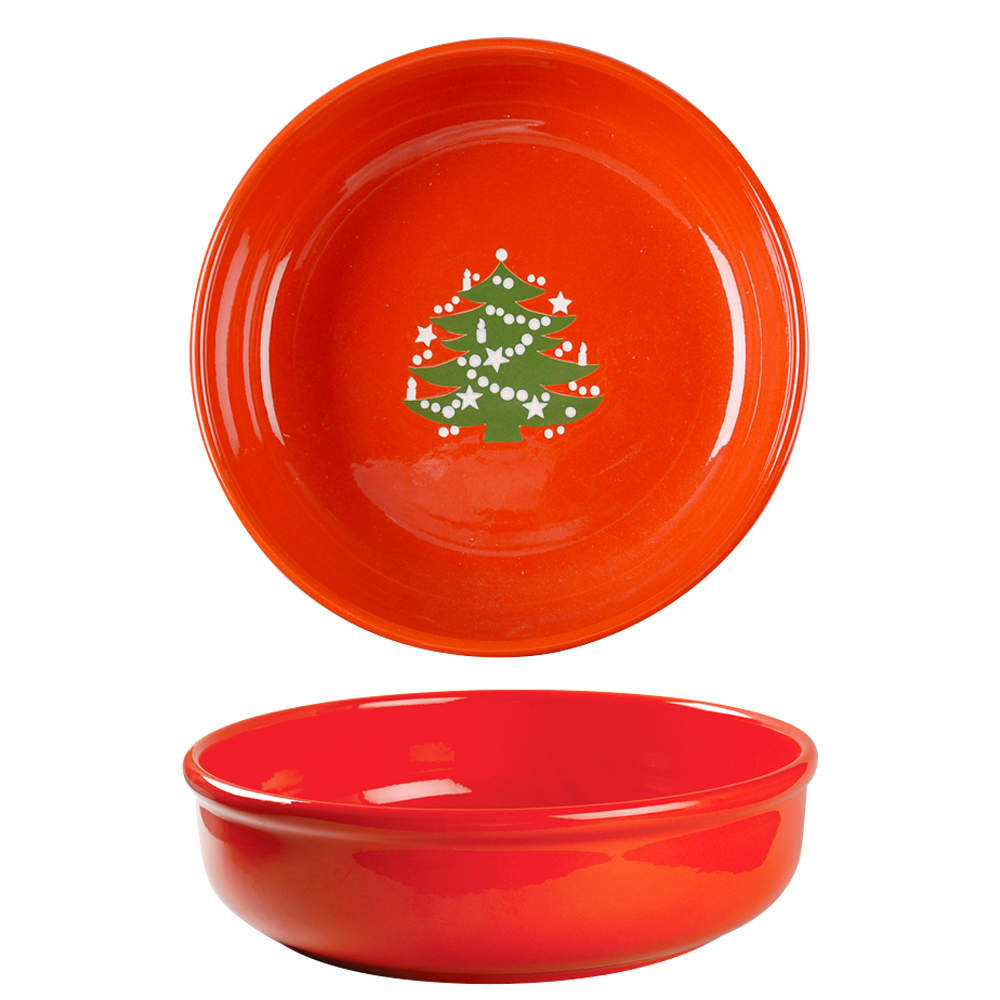 Christmas Tree 12" Large Salad Serving Bowl by Waechtersbach-1