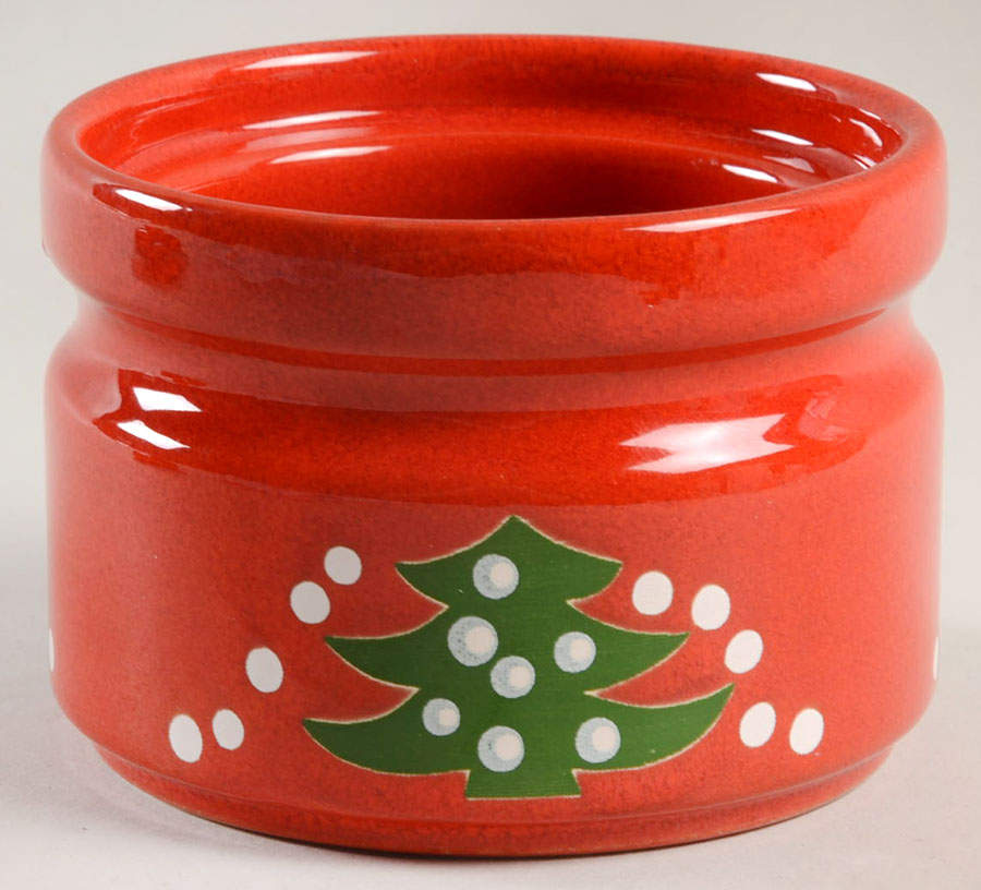 Christmas Tree Sugar Bowl No Lid by Waechtersbach-1