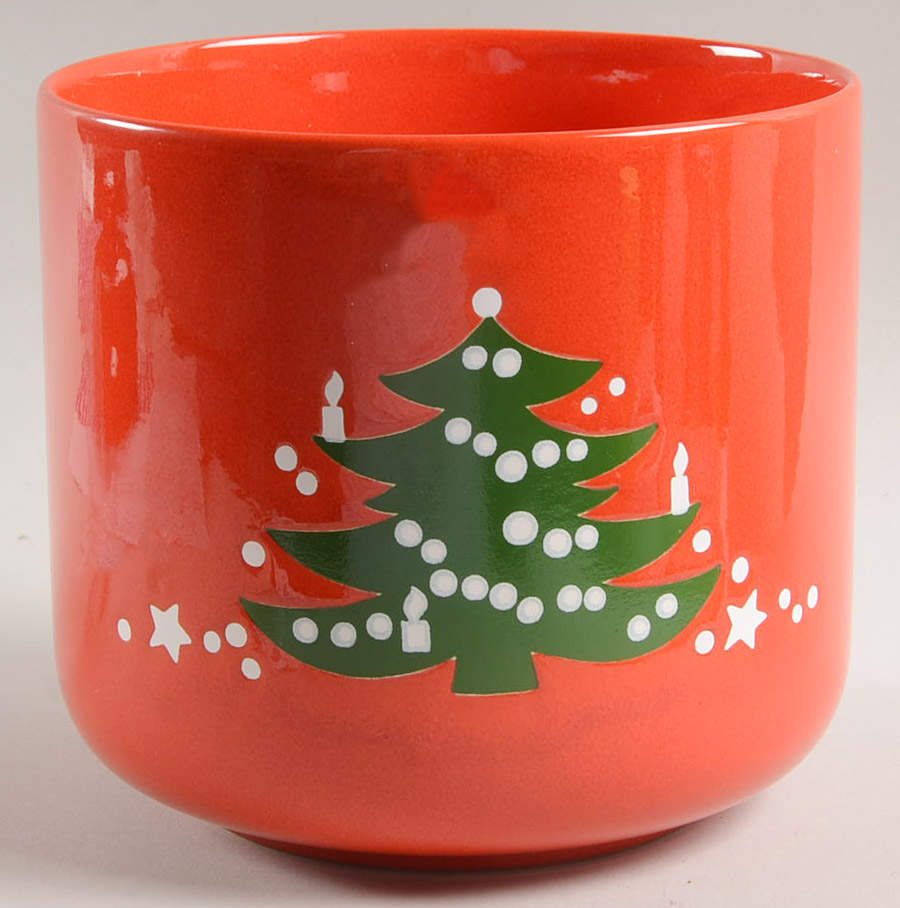Christmas Tree Cookie Jar No Lid by Waechtersbach-1