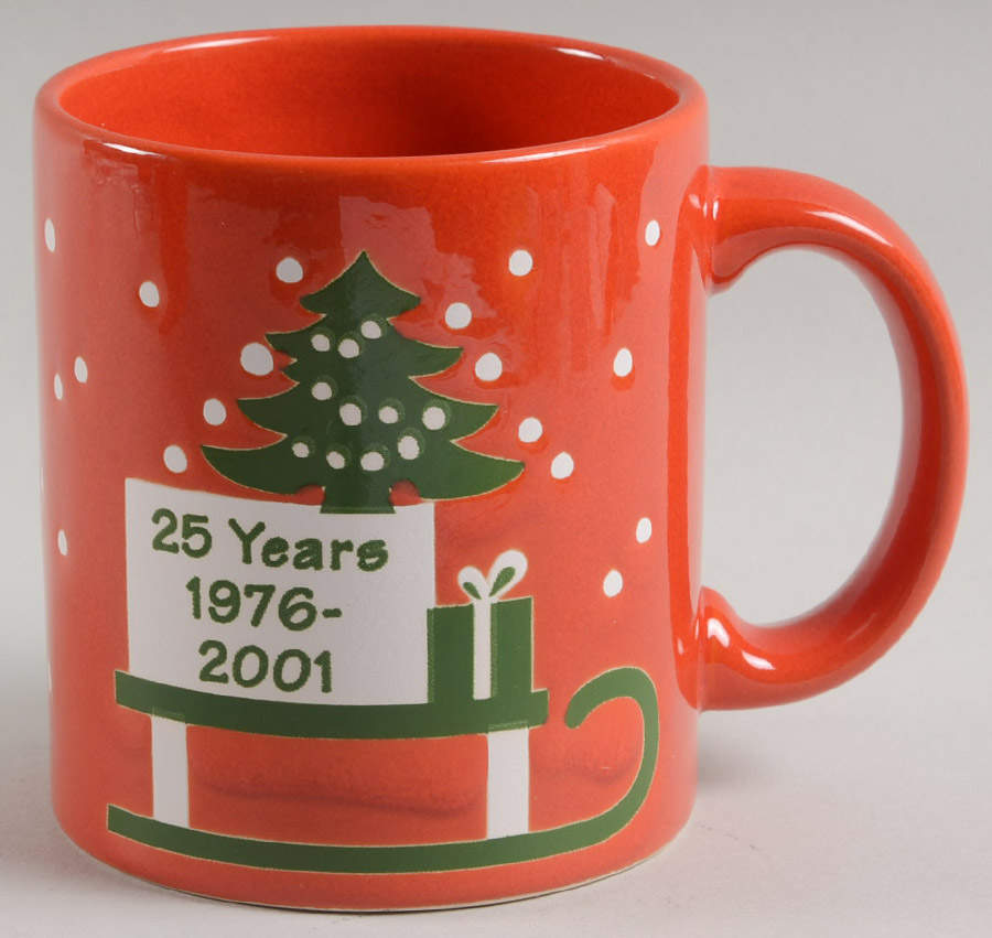 Christmas Tree Red Mug by Waechtersbach-1