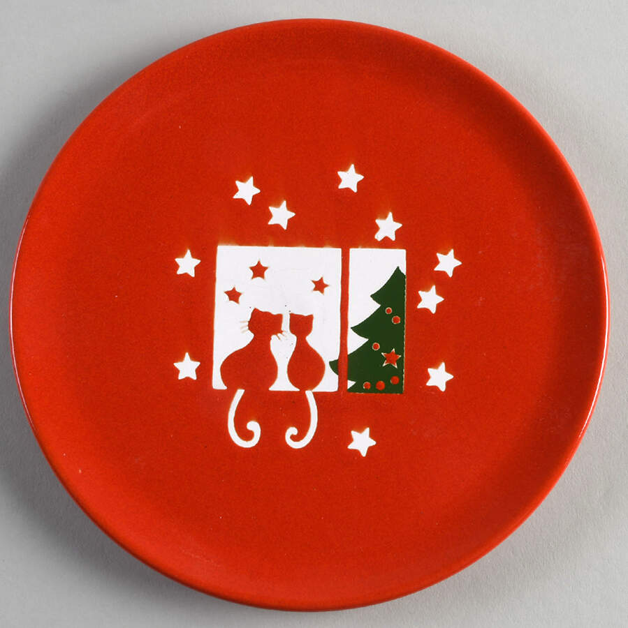 Christmas Tree Salad Plate by Waechtersbach-1