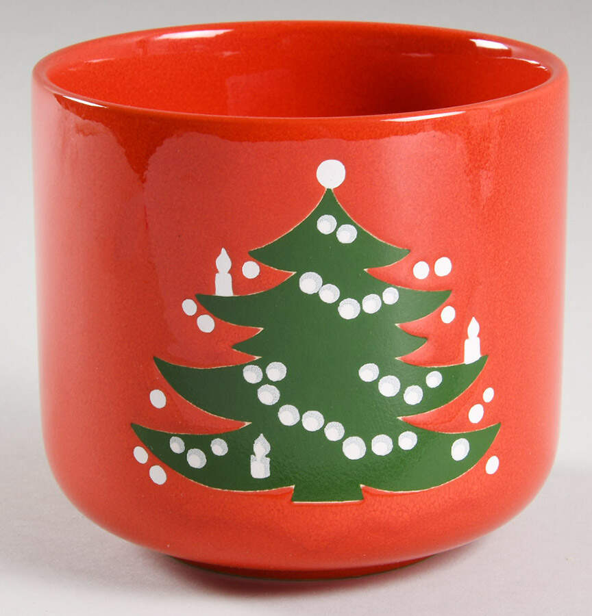 Christmas Tree Candy Jar No Lid by Waechtersbach-1