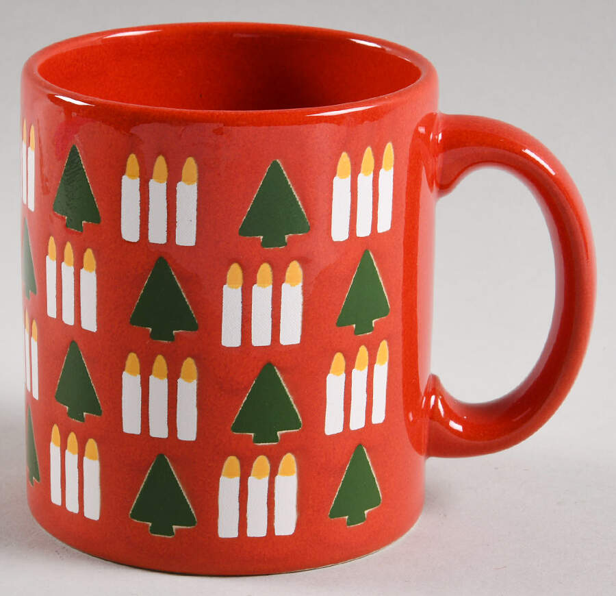 Christmas Tree Red Mug by Waechtersbach-1